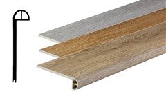 EGIBI Vinyl podlaha Schodnicový stupeň SPC RIGID d.1,2m - š.115/25mm EF system EDMONTON